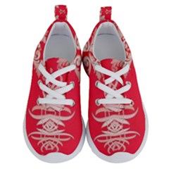 Red Chinese Inspired  Style Design  Running Shoes by flipstylezfashionsLLC