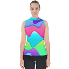 Lines Curves Colors Geometric Lines Shell Top by Nexatart