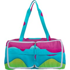 Lines Curves Colors Geometric Lines Multi Function Bag	