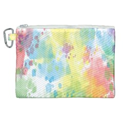 Abstract Pattern Color Art Texture Canvas Cosmetic Bag (xl) by Nexatart