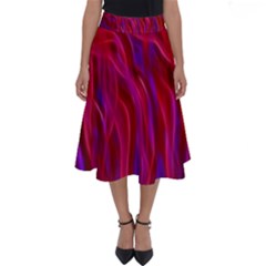 Background Texture Pattern Perfect Length Midi Skirt by Nexatart