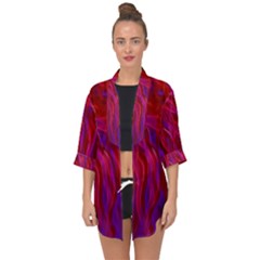 Background Texture Pattern Open Front Chiffon Kimono by Nexatart