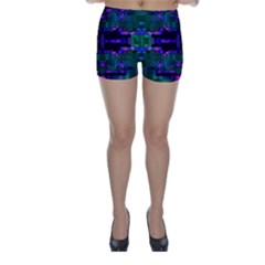 Abstract Pattern Desktop Wallpaper Skinny Shorts by Nexatart