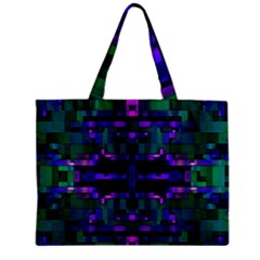 Abstract Pattern Desktop Wallpaper Zipper Mini Tote Bag by Nexatart