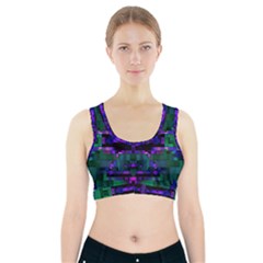 Abstract Pattern Desktop Wallpaper Sports Bra With Pocket by Nexatart