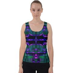 Abstract Pattern Desktop Wallpaper Velvet Tank Top by Nexatart