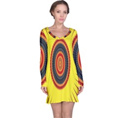 Art Decoration Wallpaper Bright Long Sleeve Nightdress by Nexatart