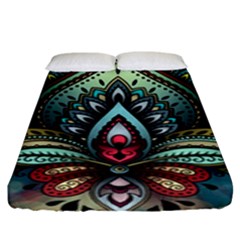 Decoration Pattern Ornate Art Fitted Sheet (king Size) by Nexatart