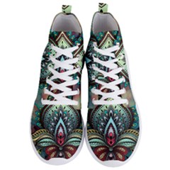 Decoration Pattern Ornate Art Men s Lightweight High Top Sneakers