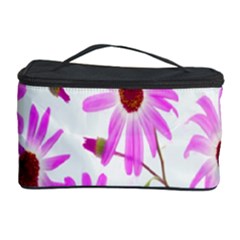 Pink Purple Daisies Design Flowers Cosmetic Storage Case by Nexatart