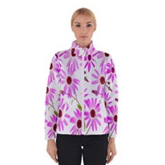 Pink Purple Daisies Design Flowers Winterwear by Nexatart