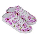 Pink Purple Daisies Design Flowers Half Slippers View3