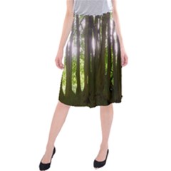 Tree Of Trees Midi Beach Skirt by DeneWestUK