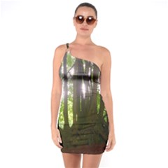 Tree of Trees One Soulder Bodycon Dress