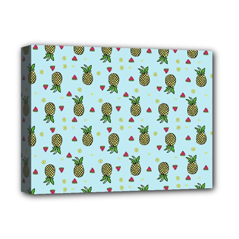 Pineapple Watermelon Fruit Lime Deluxe Canvas 16  X 12   by Nexatart