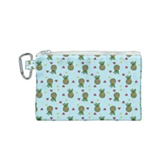 Pineapple Watermelon Fruit Lime Canvas Cosmetic Bag (small) by Nexatart