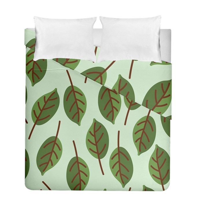 Design Pattern Background Green Duvet Cover Double Side (Full/ Double Size)