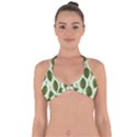 Design Pattern Background Green Halter Neck Bikini Top View1