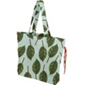 Design Pattern Background Green Drawstring Tote Bag View1