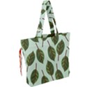 Design Pattern Background Green Drawstring Tote Bag View2