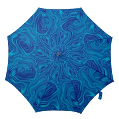 Abstract Pattern Art Desktop Shape Hook Handle Umbrellas (Medium)