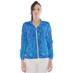 Abstract Pattern Art Desktop Shape Windbreaker (Women)