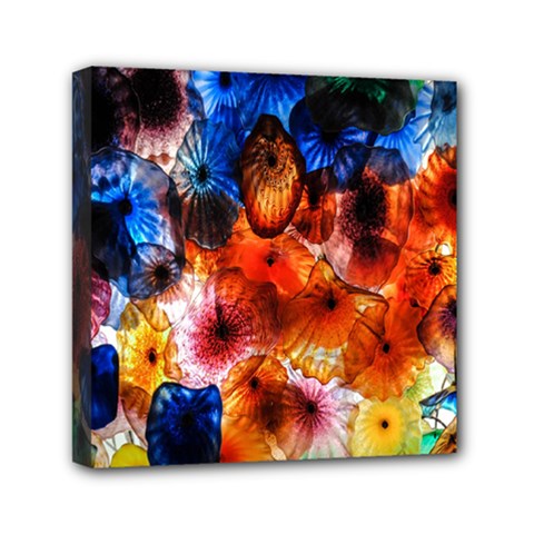 Ornament Color Vivid Pattern Art Mini Canvas 6  X 6  by Nexatart