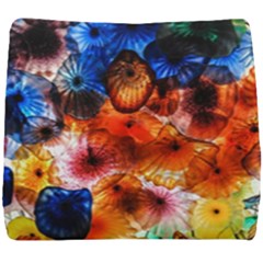 Ornament Color Vivid Pattern Art Seat Cushion