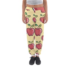 Seamless Pattern Healthy Fruit Women s Jogger Sweatpants by Nexatart