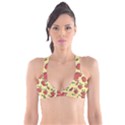 Seamless Pattern Healthy Fruit Plunge Bikini Top View1