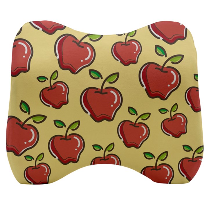 Seamless Pattern Healthy Fruit Velour Head Support Cushion