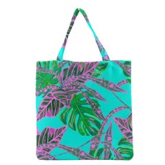 Painting Oil Leaves Nature Reason Grocery Tote Bag by Nexatart