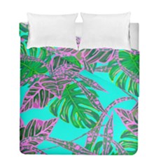 Painting Oil Leaves Nature Reason Duvet Cover Double Side (full/ Double Size) by Nexatart