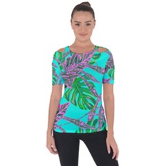 Painting Oil Leaves Nature Reason Short Sleeve Top by Nexatart