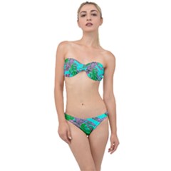 Painting Oil Leaves Nature Reason Classic Bandeau Bikini Set by Nexatart