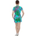 Painting Oil Leaves Nature Reason Women s Tee and Shorts Set View2