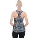 Pattern Op Art Black White Grey Piece Up Tank Top View2