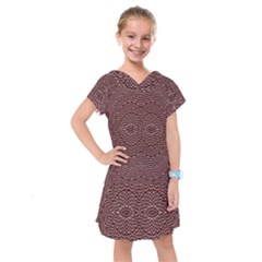 Design Pattern Abstract Kids  Drop Waist Dress