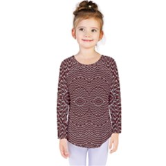 Design Pattern Abstract Kids  Long Sleeve Tee