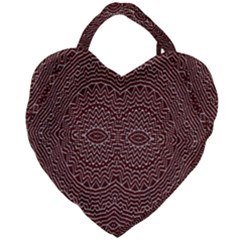 Design Pattern Abstract Giant Heart Shaped Tote by Nexatart