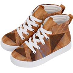 Steel Corten Steel Brown Steel Kid s Hi-top Skate Sneakers