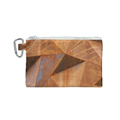 Steel Corten Steel Brown Steel Canvas Cosmetic Bag (small)