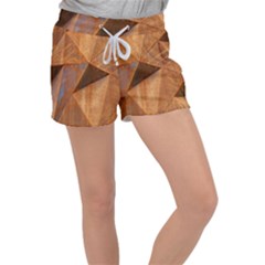 Steel Corten Steel Brown Steel Women s Velour Lounge Shorts