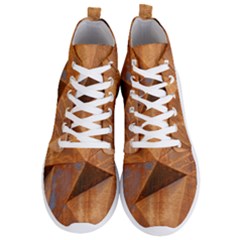 Steel Corten Steel Brown Steel Men s Lightweight High Top Sneakers