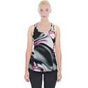 Pink and black smokey design by kiekie Strickland Piece Up Tank Top View1