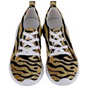 Golden vector embossed golden black zebra stripes Women s Lightweight Sports Shoes View1