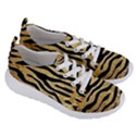 Golden vector embossed golden black zebra stripes Women s Lightweight Sports Shoes View3