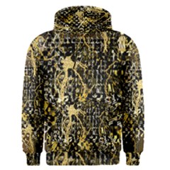 Retro Design In Gold And Silver Created By Kiekie Strickland Flipstylezdesigns Men s Pullover Hoodie by flipstylezfashionsLLC