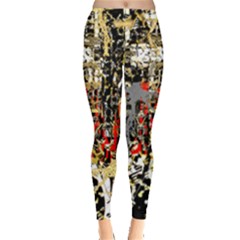 Facing The Storm Design By Kiekie Strickland Leggings  by flipstylezfashionsLLC