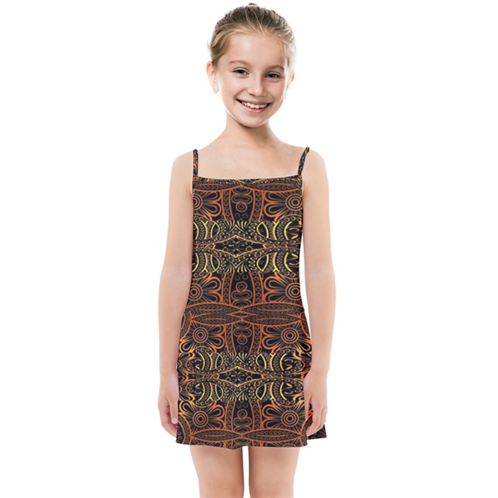 Gorgeous Aztec design by kiekie strickland Kids Summer Sun Dress